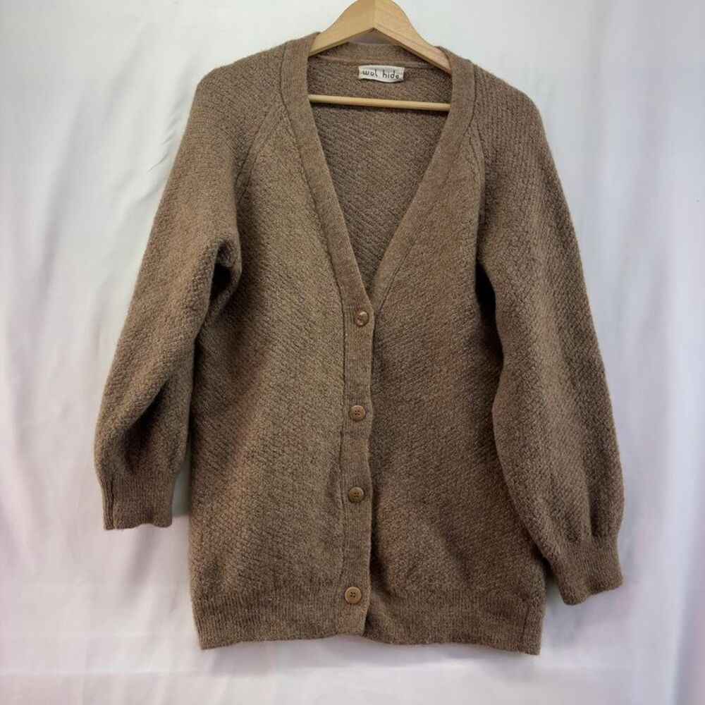 Wol Hide V-Neck Button Cardigan